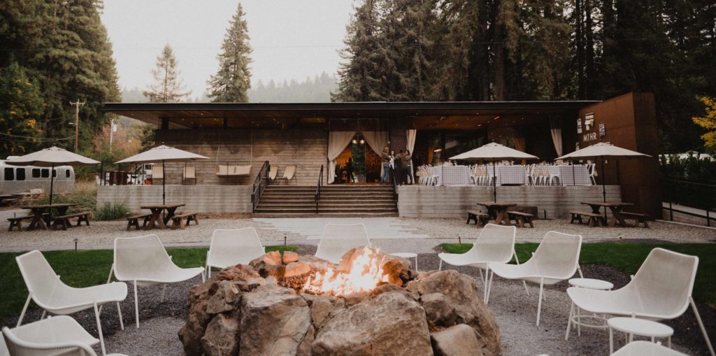 AutoCamp Russian River Communal Fire Pit